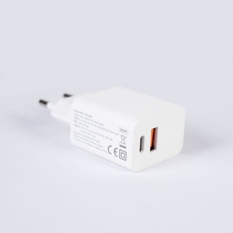 Prise secteur double port USB-C et USB