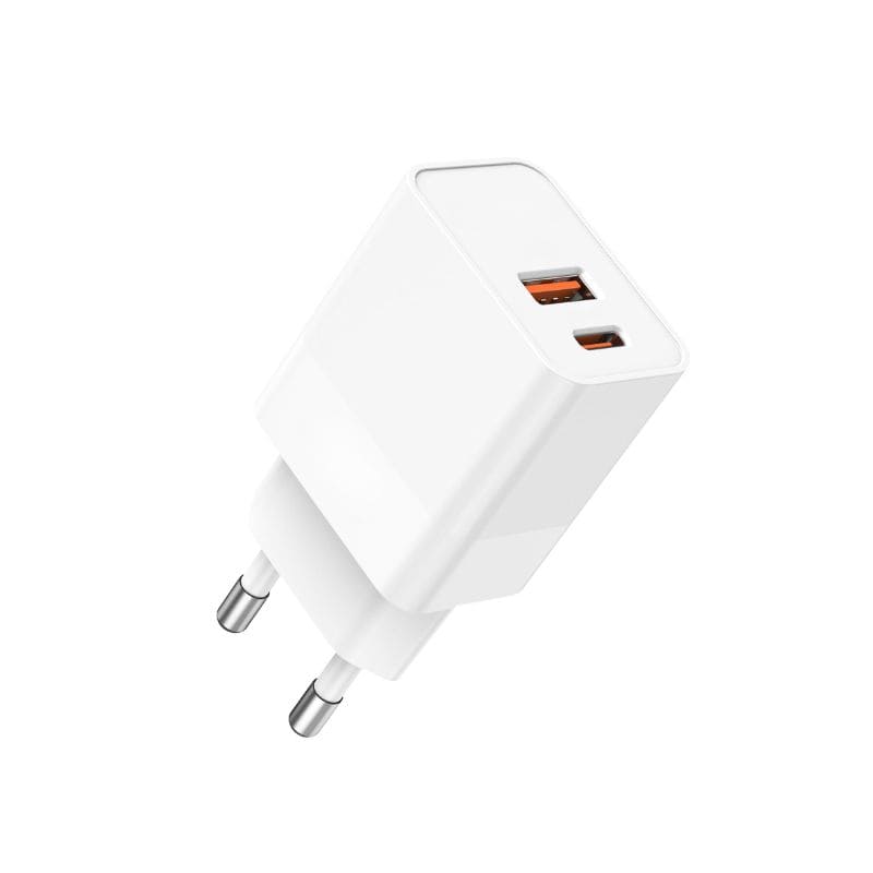 Prise secteur double port USB-C et USB
