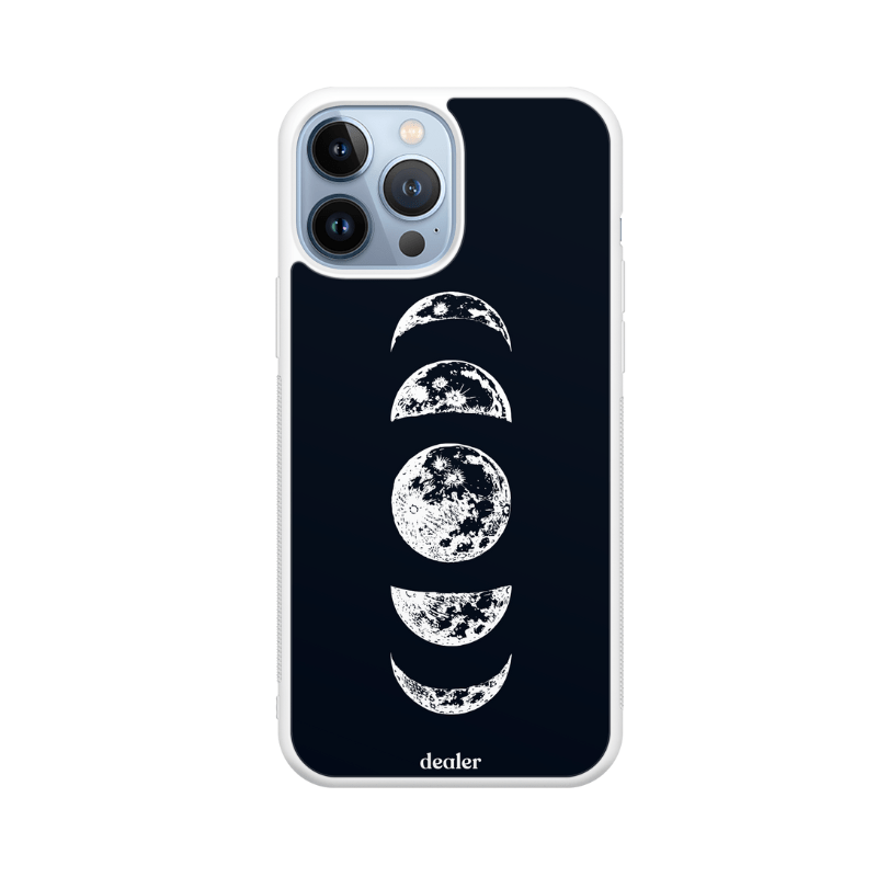 Coque en silicone Croissants de lune pour iPhone