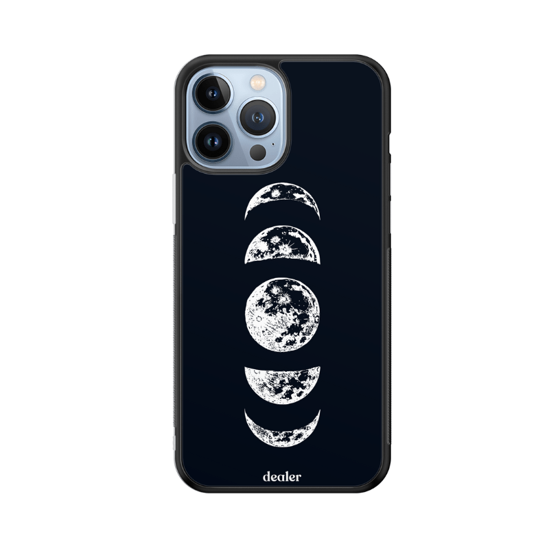 Coque en silicone Croissants de lune pour iPhone