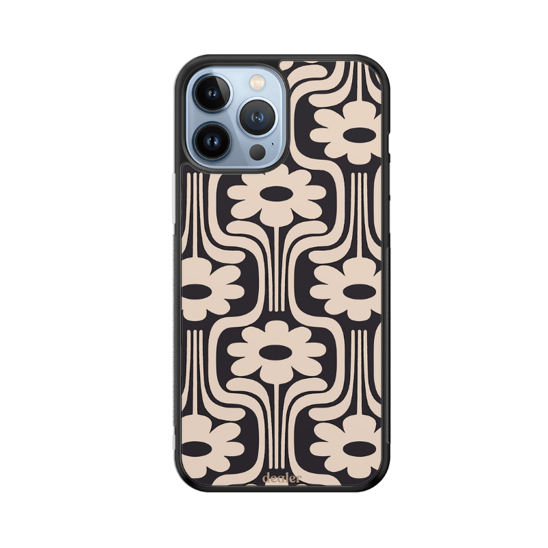 Coque en silicone Fleurs originales pour iPhone