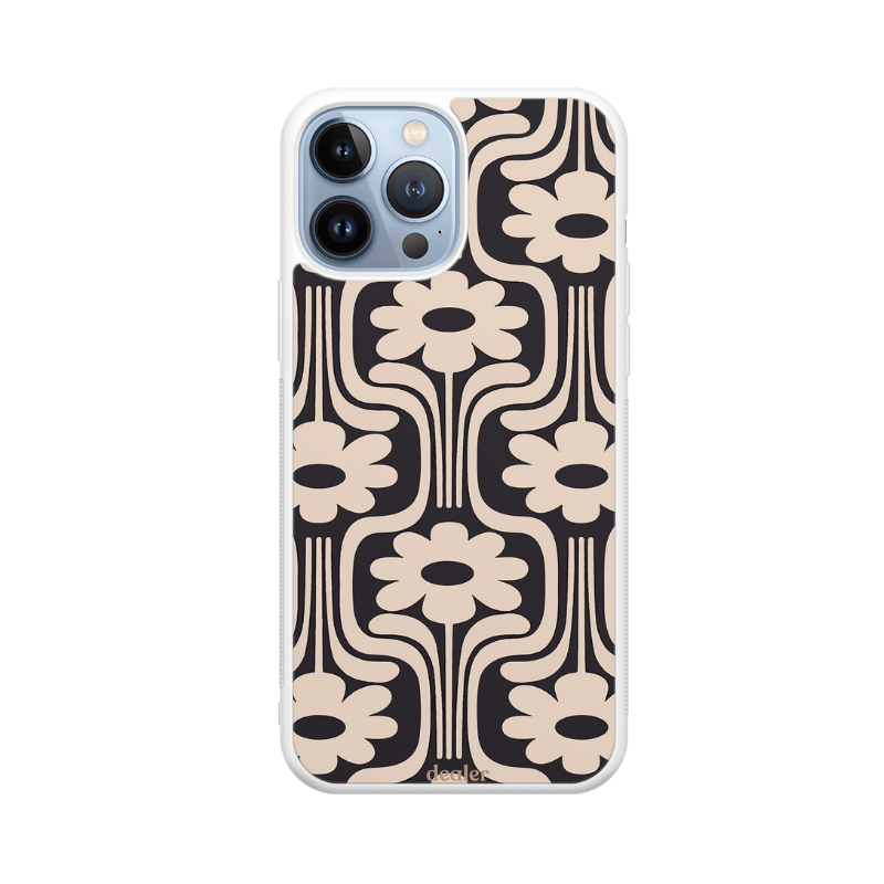 Coque en silicone Fleurs originales pour iPhone