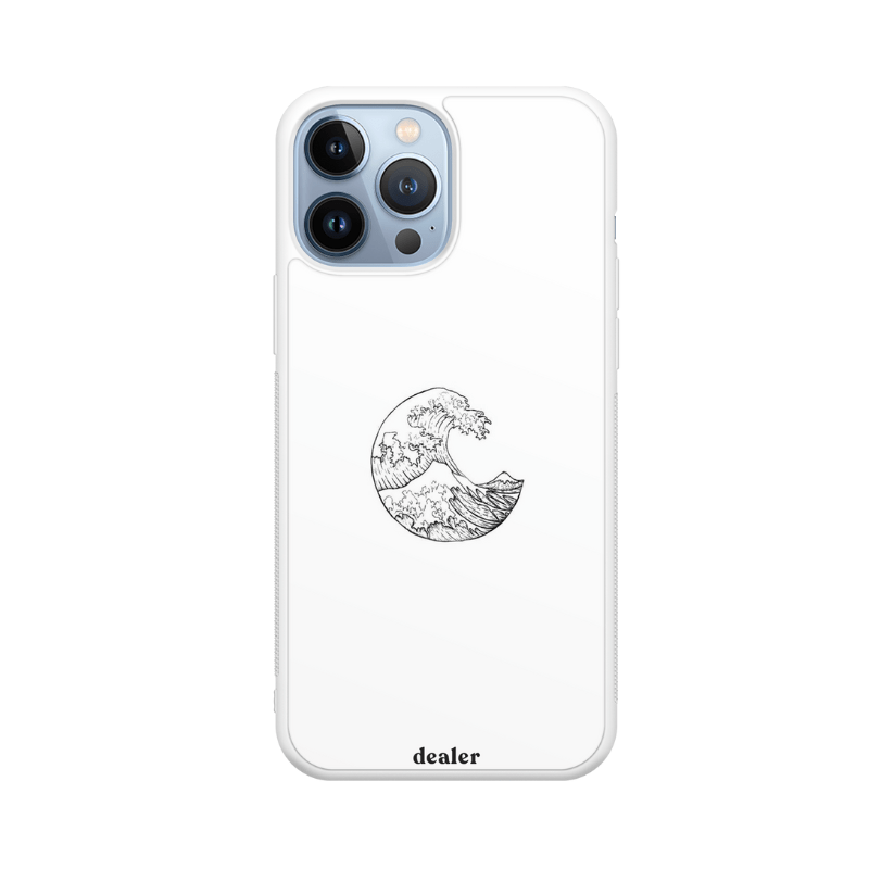 Coque en silicone Minimaliste pour iPhone
