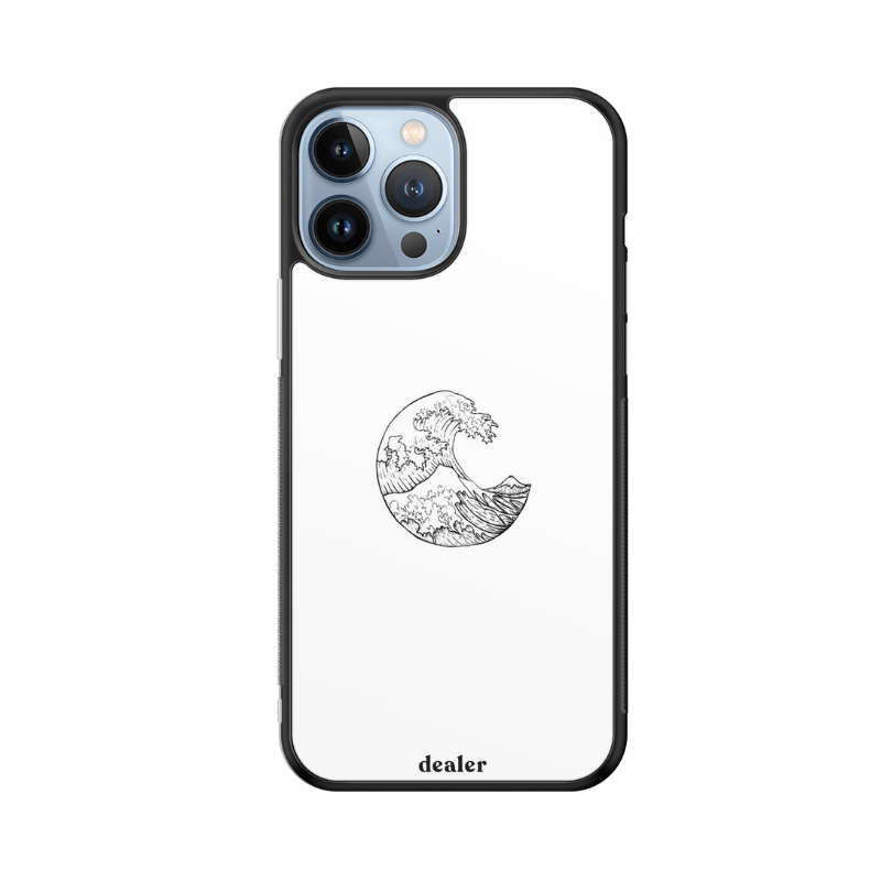 Coque en silicone Minimaliste pour iPhone