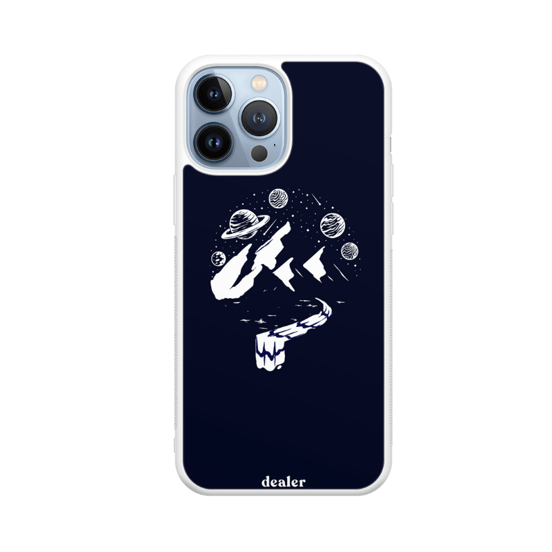Coque en silicone Montagne Galaxy pour iPhone