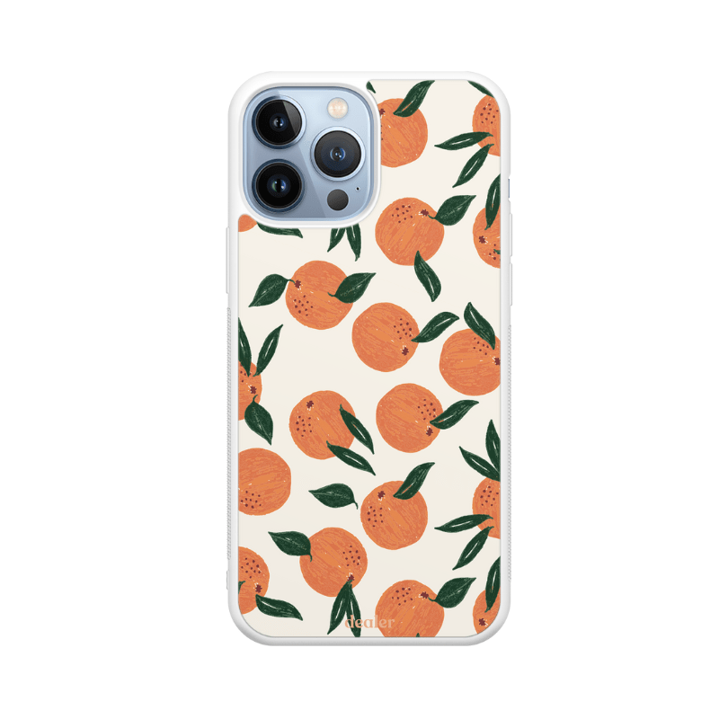 Coque en silicone Oranges pour iPhone