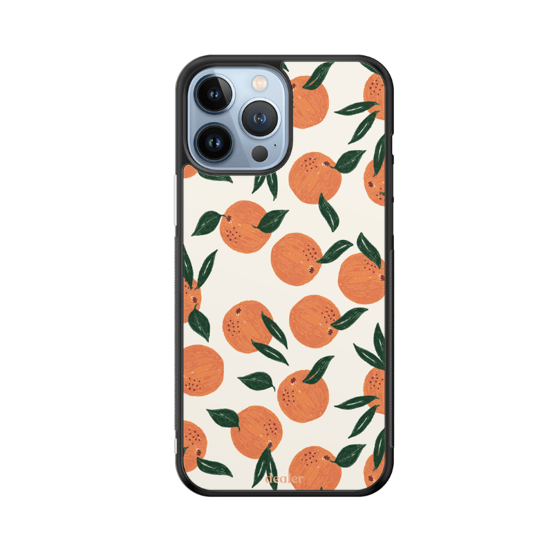 Coque en silicone Oranges pour iPhone