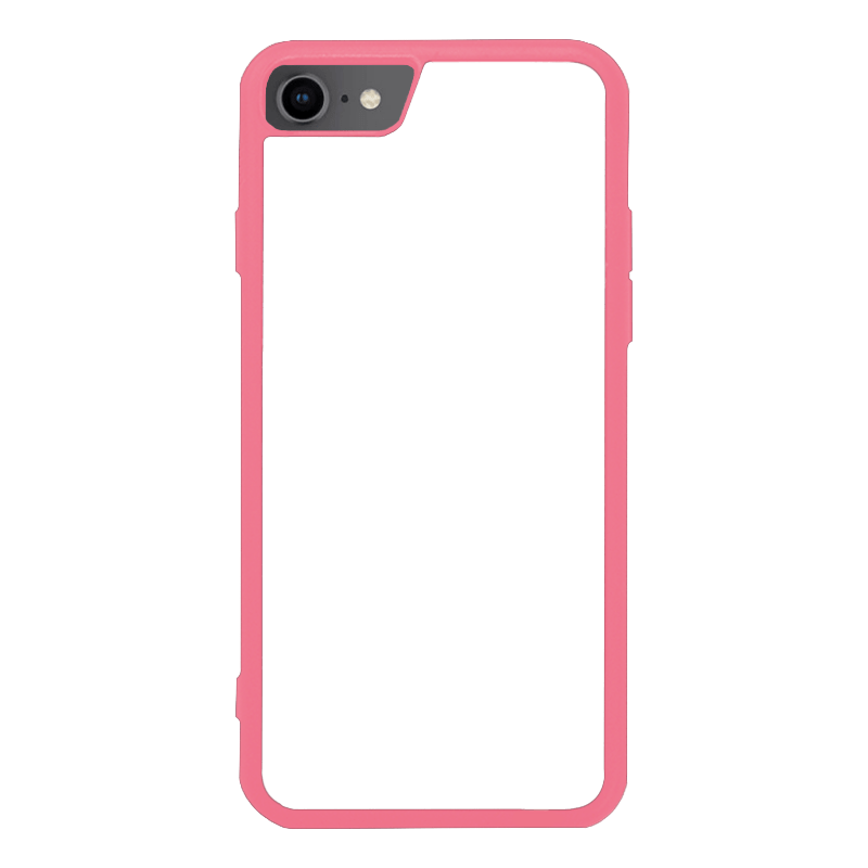 Dealer De Coque Coque personnalisée Magenta / Non Coque personnalisée iPhone SE 2024 en silicone