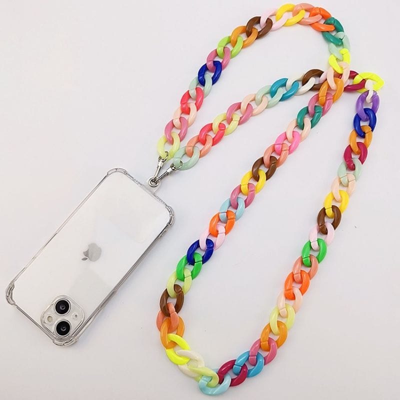 Chaîne colorée pour téléphone