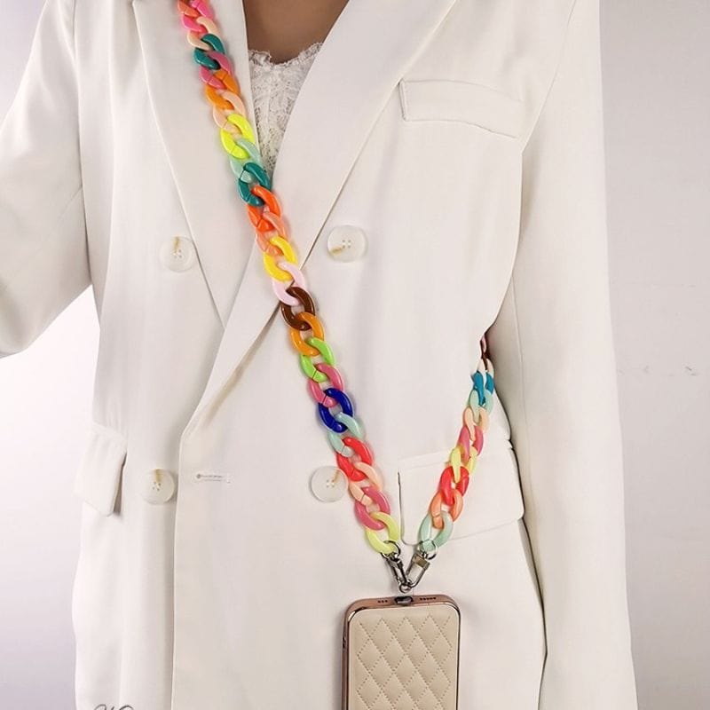Chaîne colorée pour téléphone